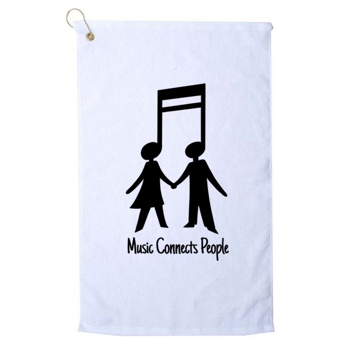 Music Connect People Cute Gift Platinum Collection Golf Towel