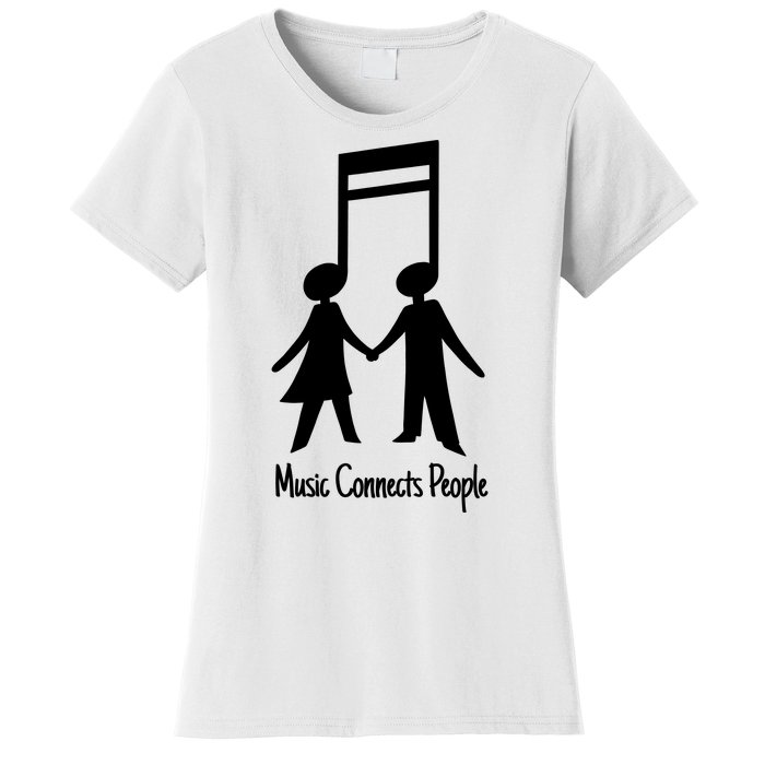 Music Connect People Cute Gift Women's T-Shirt