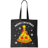 Merry Crustmas Pizza Christmas Tree Xmas Gifts Tote Bag