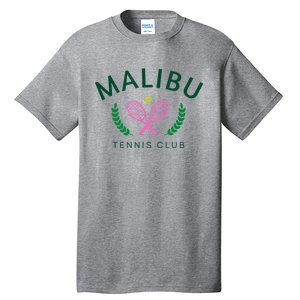 Malibu California Preppy Tennis Club Tall T-Shirt