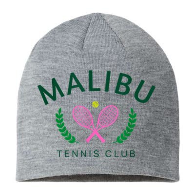 Malibu California Preppy Tennis Club Sustainable Beanie