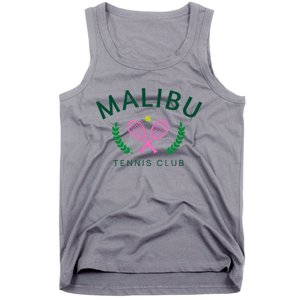 Malibu California Preppy Tennis Club Tank Top