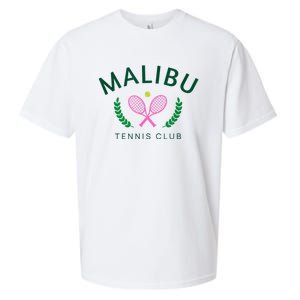 Malibu California Preppy Tennis Club Sueded Cloud Jersey T-Shirt