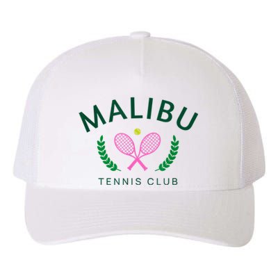 Malibu California Preppy Tennis Club Yupoong Adult 5-Panel Trucker Hat