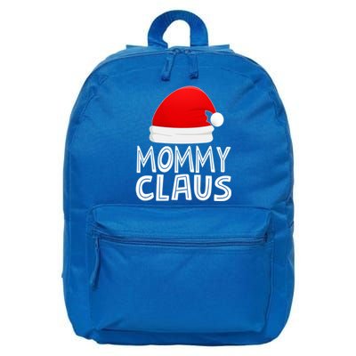 Mom Christmas Pajamas Santa Claus Xmas Gift Mommy Claus Cool Gift 16 in Basic Backpack