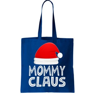 Mom Christmas Pajamas Santa Claus Xmas Gift Mommy Claus Cool Gift Tote Bag