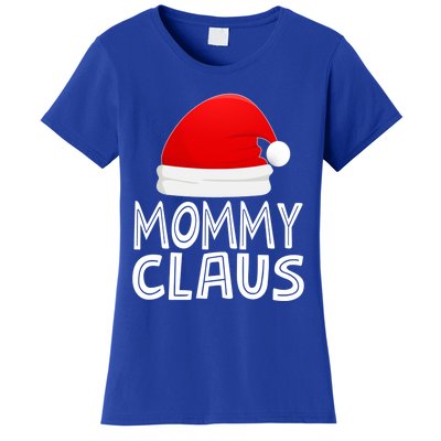 Mom Christmas Pajamas Santa Claus Xmas Gift Mommy Claus Cool Gift Women's T-Shirt