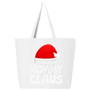 Mom Christmas Pajamas Santa Claus Xmas Gift Mommy Claus Cool Gift 25L Jumbo Tote