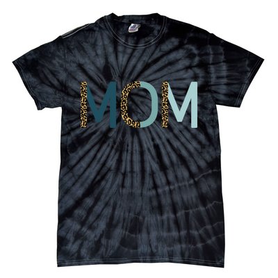 Mom Cheetah Print Cute Mother's Day Gift Tie-Dye T-Shirt
