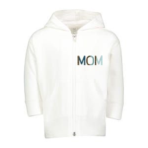 Mom Cheetah Print Cute Mother's Day Gift Toddler Zip Fleece Hoodie