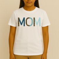 Mom Cheetah Print Cute Mother's Day Gift T-Shirt