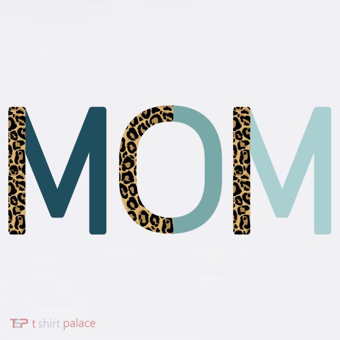 Mom Cheetah Print Cute Mother's Day Gift Premium T-Shirt