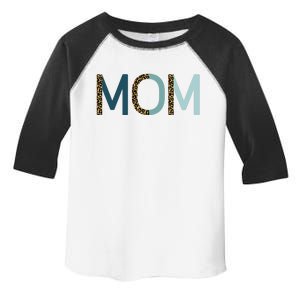 Mom Cheetah Print Cute Mother's Day Gift Toddler Fine Jersey T-Shirt