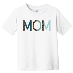 Mom Cheetah Print Cute Mother's Day Gift Toddler T-Shirt