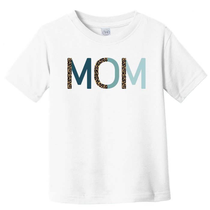 Mom Cheetah Print Cute Mother's Day Gift Toddler T-Shirt