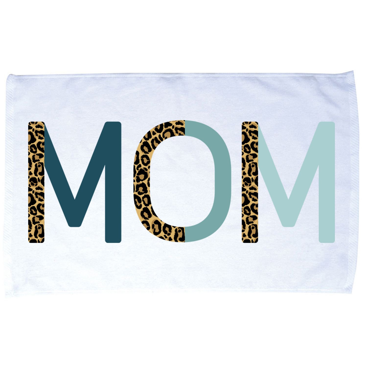 Mom Cheetah Print Cute Mother's Day Gift Microfiber Hand Towel
