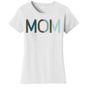 Mom Cheetah Print Cute Mother's Day Gift Women's T-Shirt