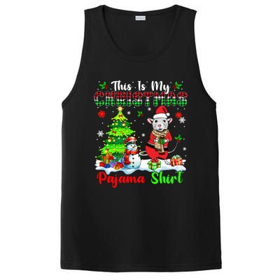 My Christmas Pajama Gift Santa Rat Snow Xmas Tree Gift PosiCharge Competitor Tank