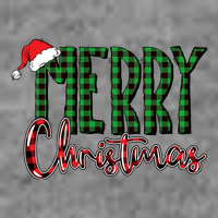 Merry Christmas Plaid Holiday Festive Sweatshirt