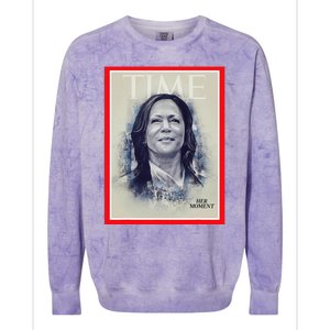 Magazine Cover President Kamala Harris Time Cover Campaign Colorblast Crewneck Sweatshirt