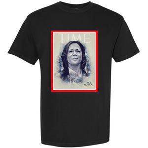 Magazine Cover President Kamala Harris Time Cover Campaign Garment-Dyed Heavyweight T-Shirt