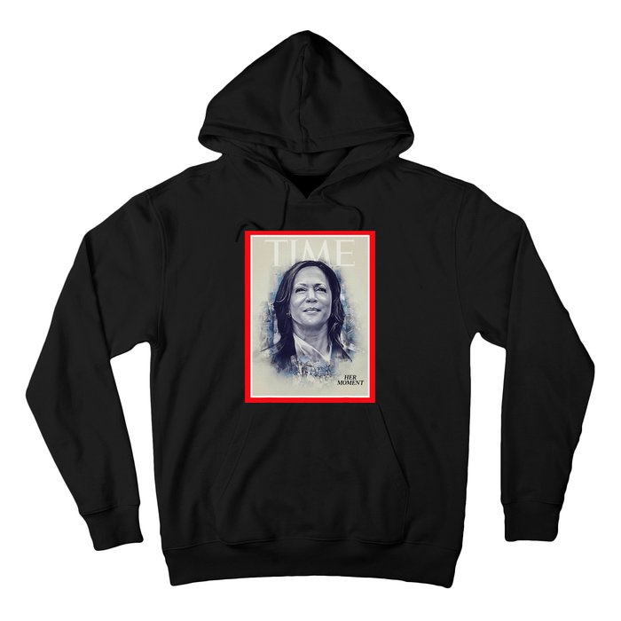 Magazine Cover President Kamala Harris Time Cover Campaign Hoodie