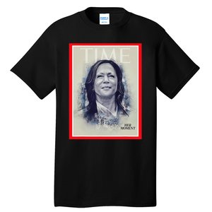 Magazine Cover President Kamala Harris Time Cover Campaign Tall T-Shirt