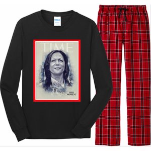 Magazine Cover President Kamala Harris Time Cover Campaign Long Sleeve Pajama Set