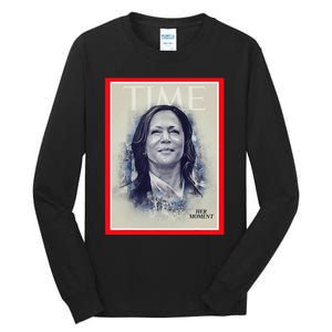 Magazine Cover President Kamala Harris Time Cover Campaign Tall Long Sleeve T-Shirt