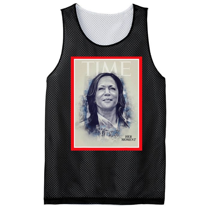 Magazine Cover President Kamala Harris Time Cover Campaign Mesh Reversible Basketball Jersey Tank