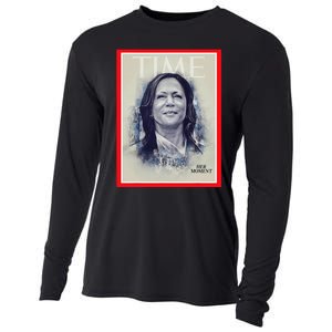 Magazine Cover President Kamala Harris Time Cover Campaign Cooling Performance Long Sleeve Crew