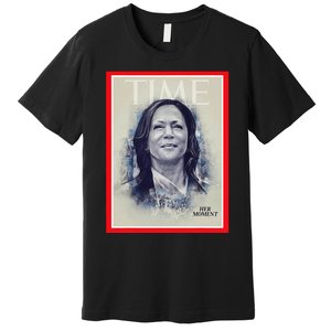 Magazine Cover President Kamala Harris Time Cover Campaign Premium T-Shirt