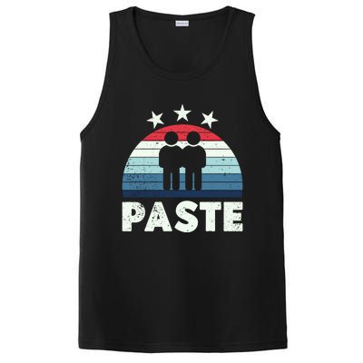 Matching Copy Paste Twins Sibling Brother Funny Great Gift PosiCharge Competitor Tank