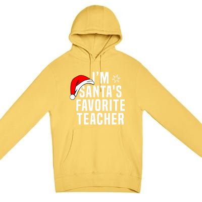 Matching Christmas Party Xmas Funny SantaS Favorite Teacher Meaningful Gift Premium Pullover Hoodie