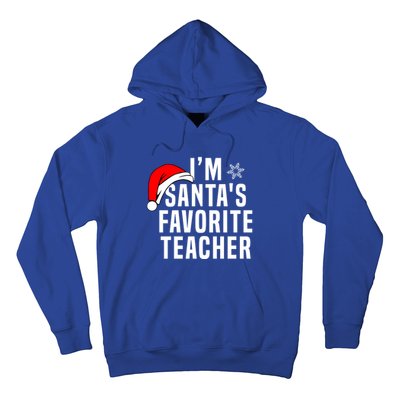 Matching Christmas Party Xmas Funny SantaS Favorite Teacher Meaningful Gift Hoodie