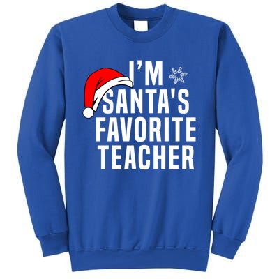 Matching Christmas Party Xmas Funny SantaS Favorite Teacher Meaningful Gift Sweatshirt