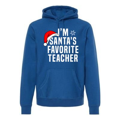 Matching Christmas Party Xmas Funny SantaS Favorite Teacher Meaningful Gift Premium Hoodie