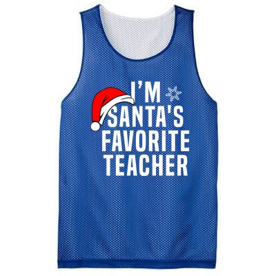 Matching Christmas Party Xmas Funny SantaS Favorite Teacher Meaningful Gift Mesh Reversible Basketball Jersey Tank