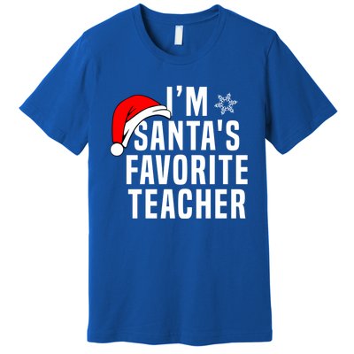 Matching Christmas Party Xmas Funny SantaS Favorite Teacher Meaningful Gift Premium T-Shirt