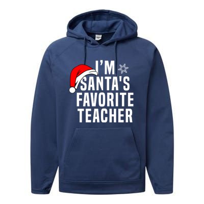 Matching Christmas Party Xmas Funny SantaS Favorite Teacher Meaningful Gift Performance Fleece Hoodie