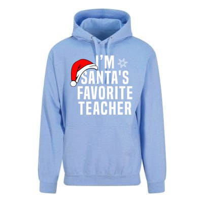 Matching Christmas Party Xmas Funny SantaS Favorite Teacher Meaningful Gift Unisex Surf Hoodie