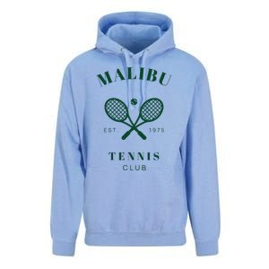 Malibu California Preppy Tennis Club Green Unisex Surf Hoodie