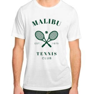 Malibu California Preppy Tennis Club Green Adult ChromaSoft Performance T-Shirt