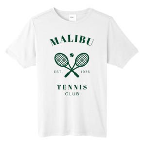 Malibu California Preppy Tennis Club Green Tall Fusion ChromaSoft Performance T-Shirt