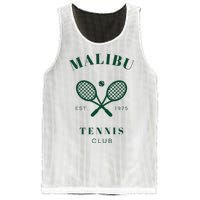 Malibu California Preppy Tennis Club Green Mesh Reversible Basketball Jersey Tank