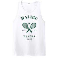 Malibu California Preppy Tennis Club Green PosiCharge Competitor Tank