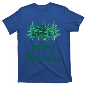 Merry Christmas Pink Christmas Tree Santa Xmas Gift T-Shirt