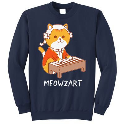 Meowzart Cat Pun Classical Music Piano Funny Sweatshirt