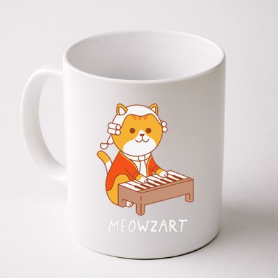 Meowzart Cat Pun Classical Music Piano Funny Coffee Mug