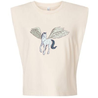 Mythical Creature Pegasus Garment-Dyed Women's Muscle Tee